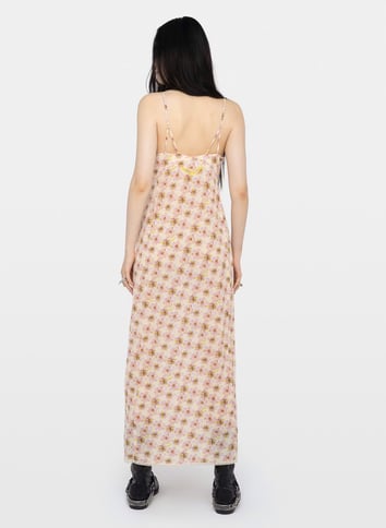 Robe longue à bretelles imprimée ZADIG&VOLTAIRE Jaune